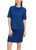 MARC CAIN COLLECTIONS Deep Royal Blue T-Shirt Made From Firm Cotton Jersey | YC 48.16 J14