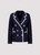 MONARI Deep Ocean Blazer With Contrasting Stripes | 409347