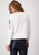 MONARI Off-White Knitted Jumper With Floral Knit | 409469