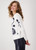 MONARI Off-White Knitted Jumper With Floral Knit | 409469
