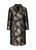 MARC CAIN COLLECTIONS Sage Powder Floral Jacquard Coat With Lurex | YC 11.06 W24
