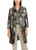 MARC CAIN COLLECTIONS Sage Powder Floral Jacquard Coat With Lurex | YC 11.06 W24