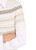 MARC CAIN COLLECTIONS Sage Powder Rethink Together Striped Pullover | YC 41.17 M17
