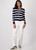 MONARI Deep Ocean Striped Striped Cardigan | 409228