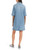 MARC CAIN SPORTS Baby Blue Short Rethink Together Shirt Dress | YS 21.09 D06 MARC CAIN SPORTS Baby Blue Short Rethink Together Shirt Dress | YS 21.09 D06