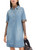 MARC CAIN SPORTS Baby Blue Short Rethink Together Shirt Dress | YS 21.09 D06 MARC CAIN SPORTS Baby Blue Short Rethink Together Shirt Dress | YS 21.09 D06