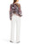 MARC CAIN COLLECTIONS Off-White Washington Slip-On Trousers | YC 81.15 W56