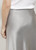 LUISA CERANO Gray Satin Skirt | 518279/3710-0151