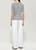 LUISA CERANO White Authentic Twill Denim | 618776/3675-0100