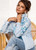 MONARI Blue Striped Blouse With Sequins | 409145
