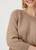 MONARI Brown Knitted Jumper With Lurex | 409319