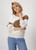 MONARI White Knitted Jumper With Intarsia Pattern | 409466