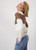 MONARI White Knitted Jumper With Intarsia Pattern | 409466