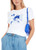 MARC CAIN COLLECTIONS White T-Shirt With 3D Design | YC 48.32 J71