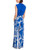 MARC CAIN COLLECTIONS Gentian Wedi Printed Trousers | YC 81.54 J32