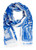 MARC CAIN COLLECTIONS Gentian Delicate Scarf With Painting Print | YC B4.07 Z35