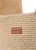 MARC CAIN COLLECTIONS Powder Cream Shopper Bag In Raffia Look | YC T6.04 Z23