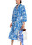 MARC CAIN COLLECTIONS Gentian Shirt Dress With Painting Print | YC 21.37 W68
