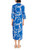 MARC CAIN COLLECTIONS Gentian Dress With Knot Detail | YC 21.42 J32