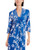 MARC CAIN COLLECTIONS Gentian Dress With Knot Detail | YC 21.42 J32