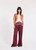 LAUREN VIDAL Vine Flowing Viscose Trousers With Pleats And Soft Fabric | AGATA