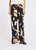 LAUREN VIDAL Graphic Flowing Graphic Viscose Pants With Elastic Waist | ALISA