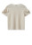 MOS MOSH Ecru Mmkatee Ss Knit Top | 158870