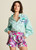 POM Aqua Blue Blouse | SP7732