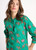 POM Blouse - Fern Green Shine | SP7412