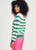 POM Pullover - Striped Fresh Green | SP9055