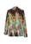 MARC CAIN COLLECTIONS Dark Wood Blazer With Floral Print | ZC 34.05 W02
