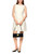 MARC CAIN GLAM Off-White Sleeveless Bouclé Shift Dress | ZG 21.05 W08
