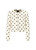 MARC CAIN GLAM White And Black Couture-Style Jacket With Polka Dots | ZG 31.02 W08
