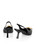 MARC CAIN GLAM Black Slingback Pumps In Calf Leather | ZG SD.01 L02
