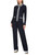 MARC CAIN SPORTS Navy Jersey Jacket With Cube Print Details | ZS 31.09 J55