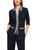 MARC CAIN SPORTS Navy Jersey Jacket With Cube Print Details | ZS 31.09 J55