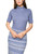MARC CAIN COLLECTIONS Bluish Violet Turtleneck T-Shirt | ZC 48.06 J15
