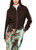 MARC CAIN COLLECTIONS Dark Wood Knitted In Germany Cardigan | ZC 39.02 M28
