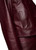 MARC CAIN COLLECTIONS Bright Maroon Short Leather Jacket With Collar | ZC 31.01 L01
