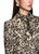 MARC CAIN COLLECTIONS Soft Cappuccino Leopard Print Blazer In Scuba Jersey | ZC 34.08 J12