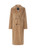 MARC CAIN COLLECTIONS Warm Sand Fluffy Coat With Collar | ZC 11.04 W42
