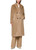 MARC CAIN COLLECTIONS Warm Sand Fluffy Coat With Collar | ZC 11.04 W42