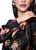 MARC CAIN COLLECTIONS Black Silk Dress With Floral Print | ZC 21.10 W28