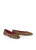 MARC CAIN COLLECTIONS Soft Cappuccino Leo Print Ballerina Flats With Pony Fur | ZC SF.04 L18