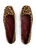 MARC CAIN COLLECTIONS Soft Cappuccino Leo Print Ballerina Flats With Pony Fur | ZC SF.04 L18