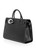 MARC CAIN COLLECTIONS Black Elegant Handbag With Logo Buckle | ZC TI.02 L07