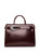 MARC CAIN COLLECTIONS Bright Maroon Elegant Handbag With Logo Buckle | ZC TI.02 L07