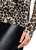 MARC CAIN COLLECTIONS Soft Cappuccino Semi-Transparent Leopard Print Top | ZC 48.54 J21