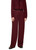 MARC CAIN COLLECTIONS Bright Maroon Wichita High Waist Wide Fit Trousers | ZC 81.09 J10