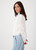 MONARI White Jacket With Broderie Anglaise | 409602